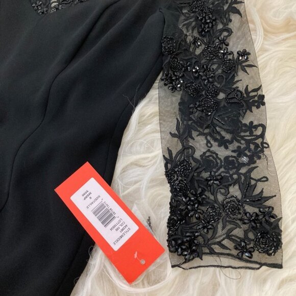 ML MONIQUE LHUILLIER Embroidered Mini Dress - Picture 4 of 9